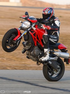 Снимка на Ducati Monster action
